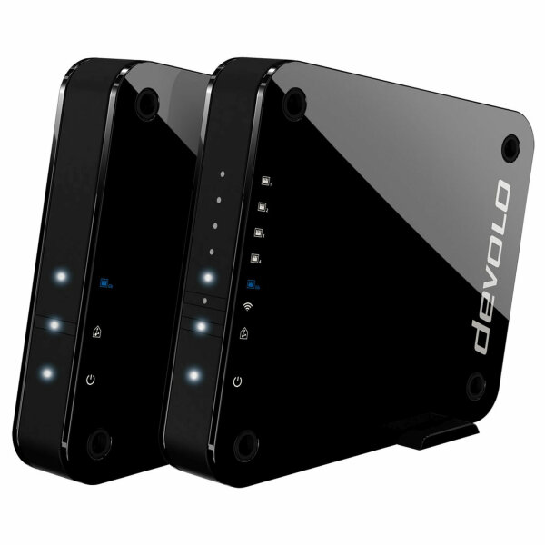 Devolo GigaGateStarter Kit DE Highspeed WLAN Bridge Black Neu