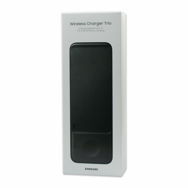 Samsung Wireless Charger Trio max 9W Black Neu