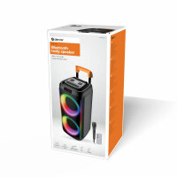 Denver TSP-456 Bluetooth Trolley Speaker LED 2 x 8"...