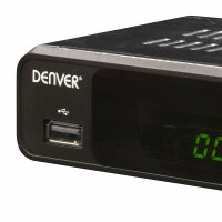 Denver DVBS-206HD DVB-S2-Satellitenempfänger Black Neu