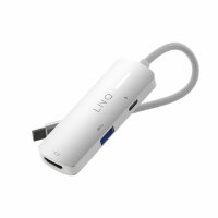 LINQ 3in1 USB-C HDMI Adapter 140W Space Grey - White Neu