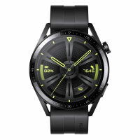 Huawei Watch GT 3 46 mm Fluoroelastomer Black Neuwertig