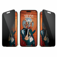 PanzerGlass Privacy Displayschutz für Apple iPhone 15 Plus Ultra-Wide Fit mit EasyAligner Neu
