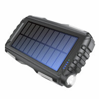 Denver PSO-20010 MK2 Solar-Powerbank 20.000 mAh Black Neu